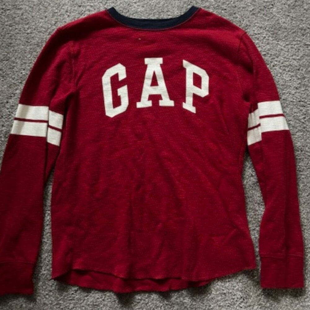 Boys Gap Baseball Long Sleeve T-Shirt Size 10
